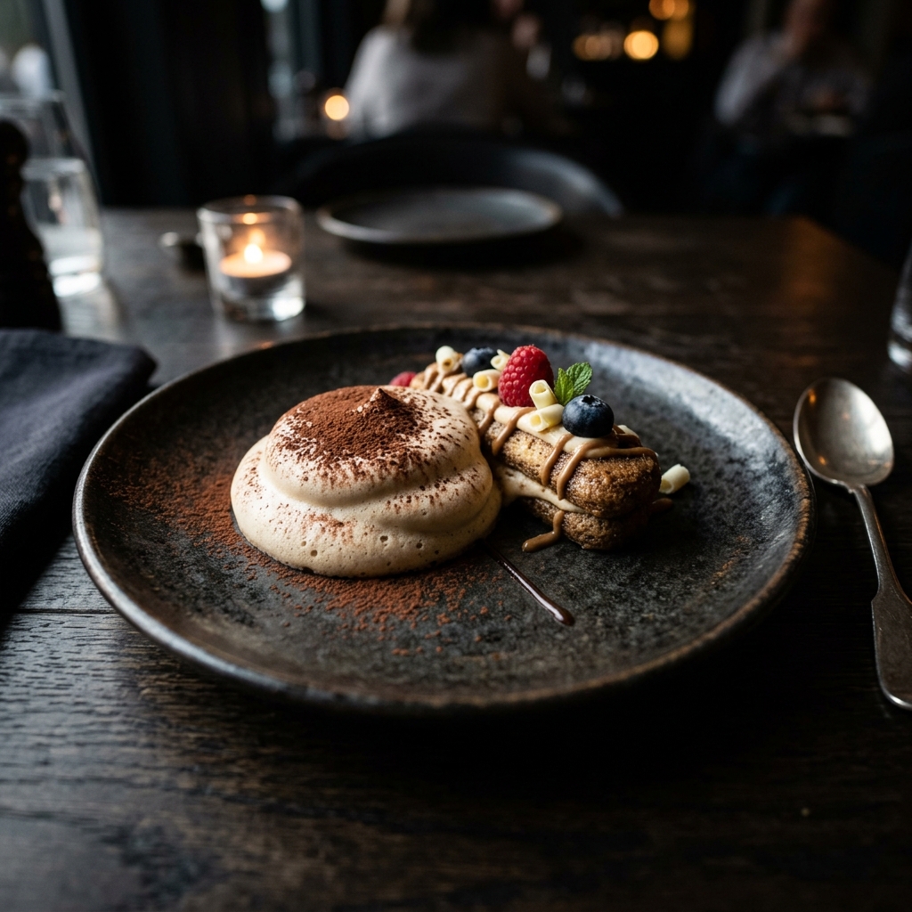 Tiramisú Deconstruido